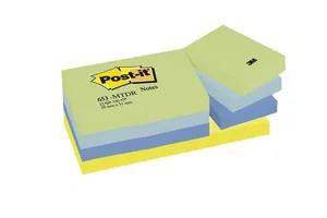 Selbstklebender Block, 38x51 mm, 12x100 Blatt, 3M POSTIT